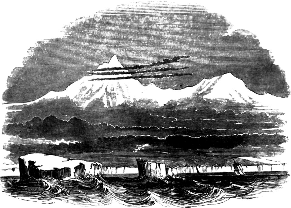 Mount Minto - Mount Adam-Voyage Southern and Antarctic Regions-1847-0219