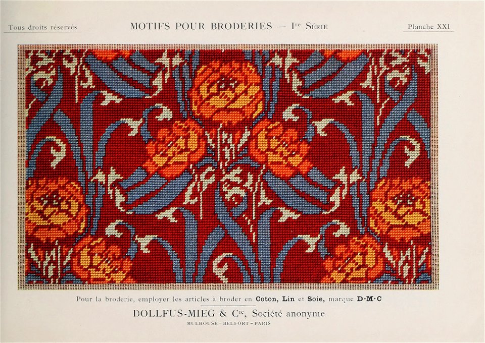 Motifs pour Broderies - 1re série - Planche 21