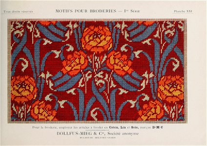 Motifs pour Broderies - 1re série - Planche 21