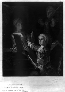 Mozart rehearsing his XIIth mass LCCN2003681748