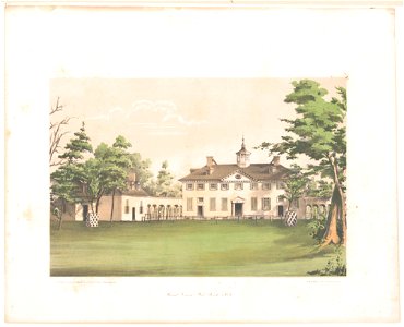 Mount Vernon west front, 1858 LCCN2003688762