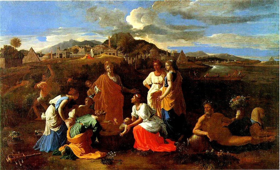 Moïse sauvé des eaux (1647) - Nicolas Poussin - Louvre