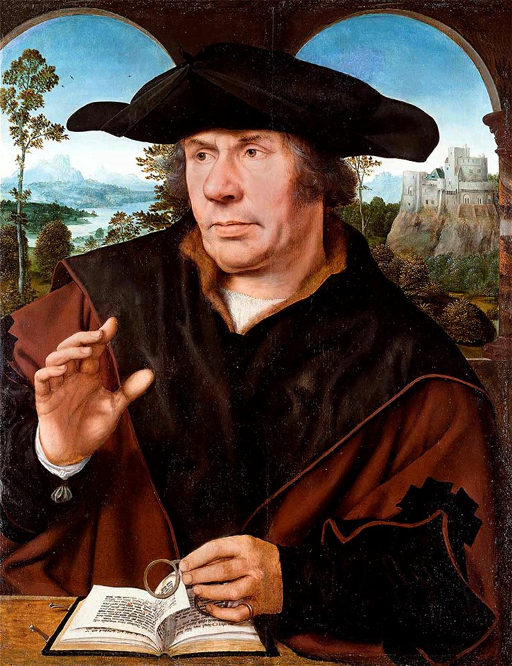 Quentin Matsys-bildnis eines gelehrten-Portrait of a scholar