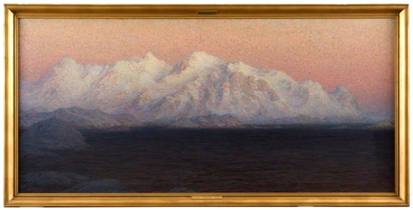 Mountains. Study from North Norway (Anna Boberg) - Nationalmuseum - 21318