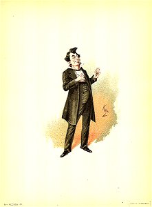 Mr Pecksniff 1889 Dickens Martin Chuzzlewit character by Kyd (Joseph Clayton Clarke)