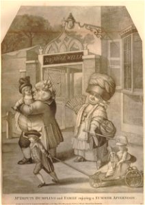 Mr Deputy Dumpling and Family enjoying a Summer Afternoon (BM 1927,1126.1.23.80)