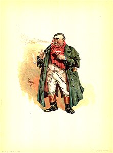 Mr Weller Senior 1889 Dickens The Pickwick Papers character by Kyd (Joseph Clayton Clarke)