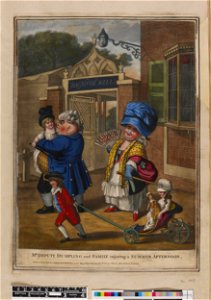 Mr Deputy Dumpling and Family enjoying a Summer Afternoon (BM 1935,0522.2.43)