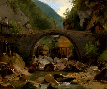 Mountain Stream in the Auvergne A10449
