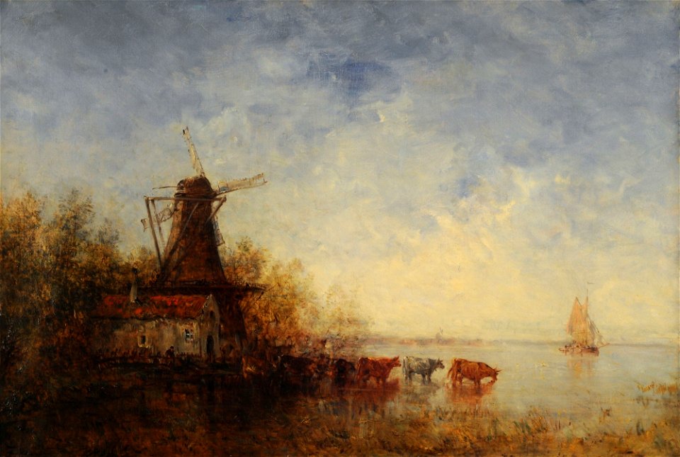 Moulin au bord de la Riviere