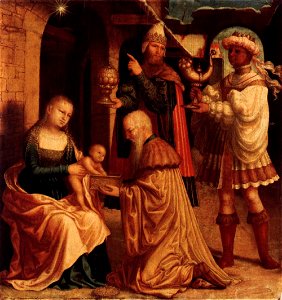 Master Of Ab Monogram - The Adoration of the Magi - WGA14363