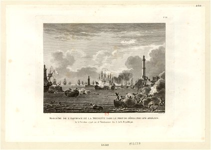 Massacre de l'équipage de la Modeste, dans le port de Gênes par les Anglais btv1b69485057