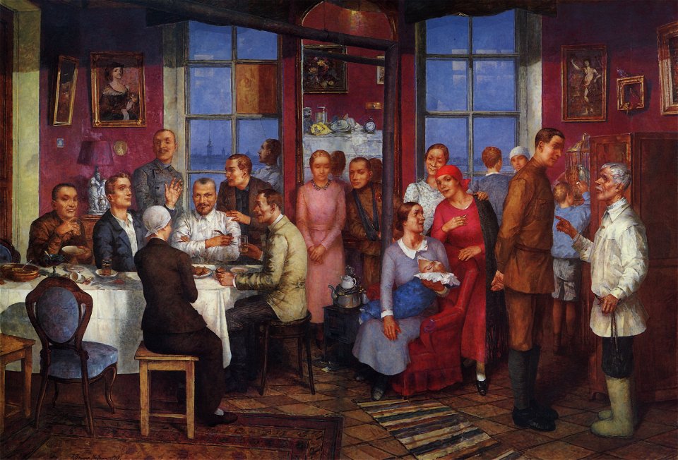 Moving party (Petrov-Vodkin)