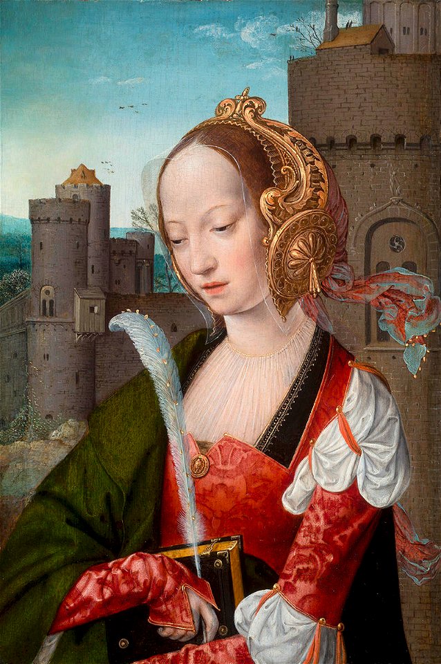 Saint Barbara by the Master of Frankfurt, McNay