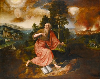 Jan Massijs - The Apocalypse of Saint John the Evangelist (1563). Free illustration for personal and commercial use.