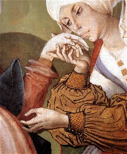 Master M S - The Visitation (detail) - WGA14336