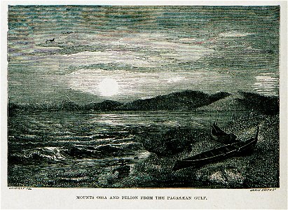 Mounts Ossa and Pelion from the Pagasean Gulf - Wordsworth Christopher - 1882
