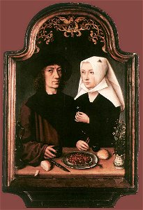 15th-century unknown painters - Portrait of the Artist and his Wife - WGA23592