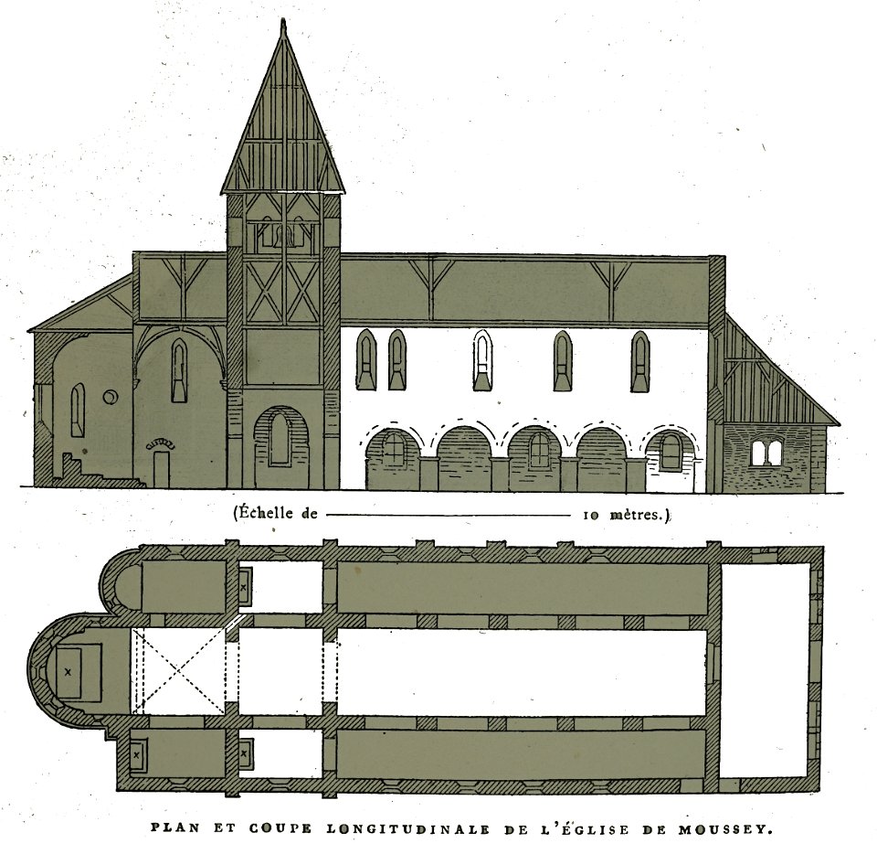 Moussey Coupe de l'église FIchot 00819