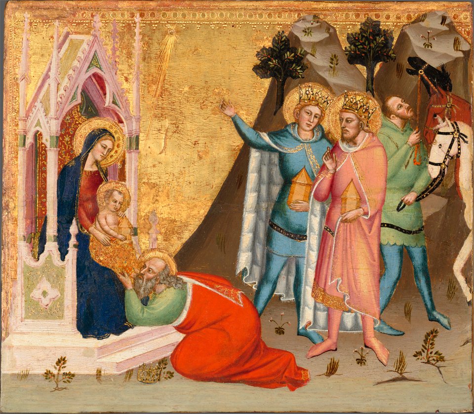 Master of the Ashmolean Predella - Adoration of the Magi - 1930.201 - Fogg Museum
