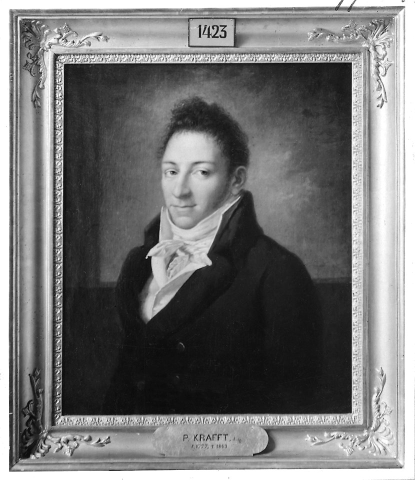 Mr D.M. Lamm, Merchant (Per Krafft d.y.) - Nationalmuseum - 18426