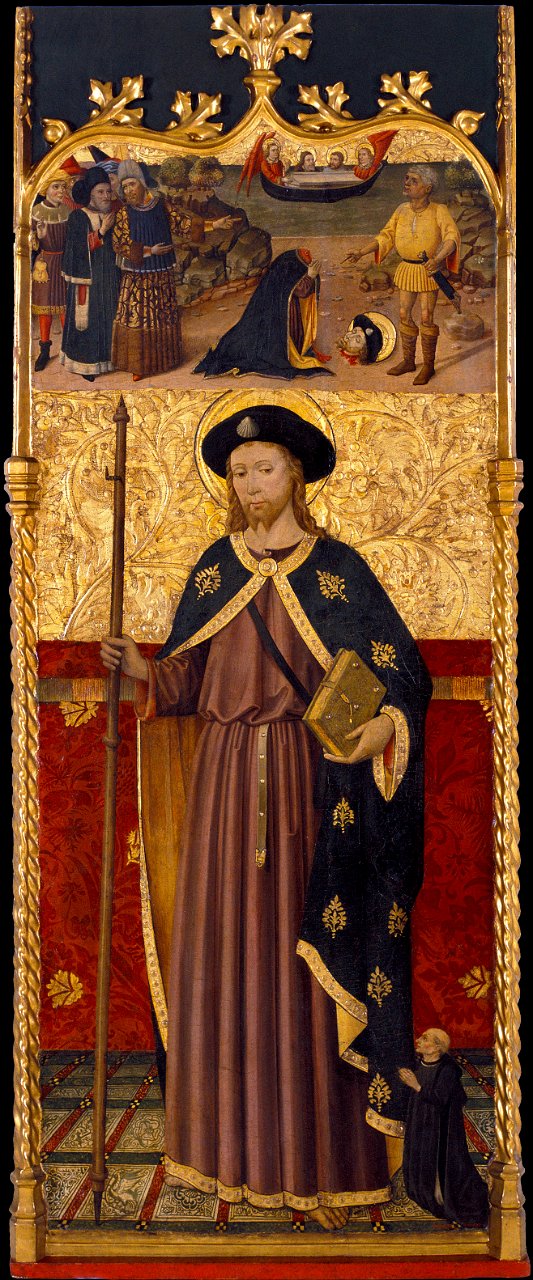 Master of Cruïlles - Saint James with a Donor and Decapitation of Saint James - Google Art Project