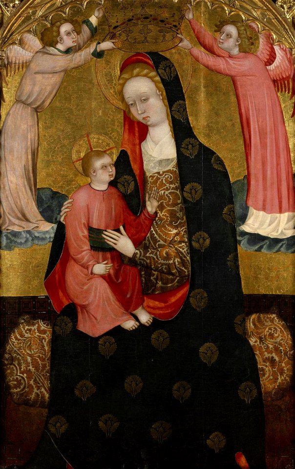 Master of Langa - Virgin and Child with Angels - Google Art Project