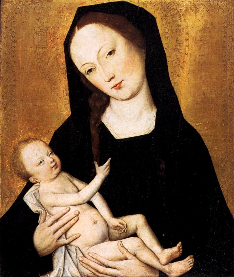 Master of the Life of the Virgin - Virgin and Child - WGA14593