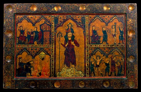 Master of Soriguerola - Altar frontal of Saint Christopher - Google Art Project