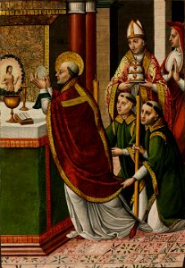 Master of Portillo - The Mass of Saint Gregory the Great - Google Art Project