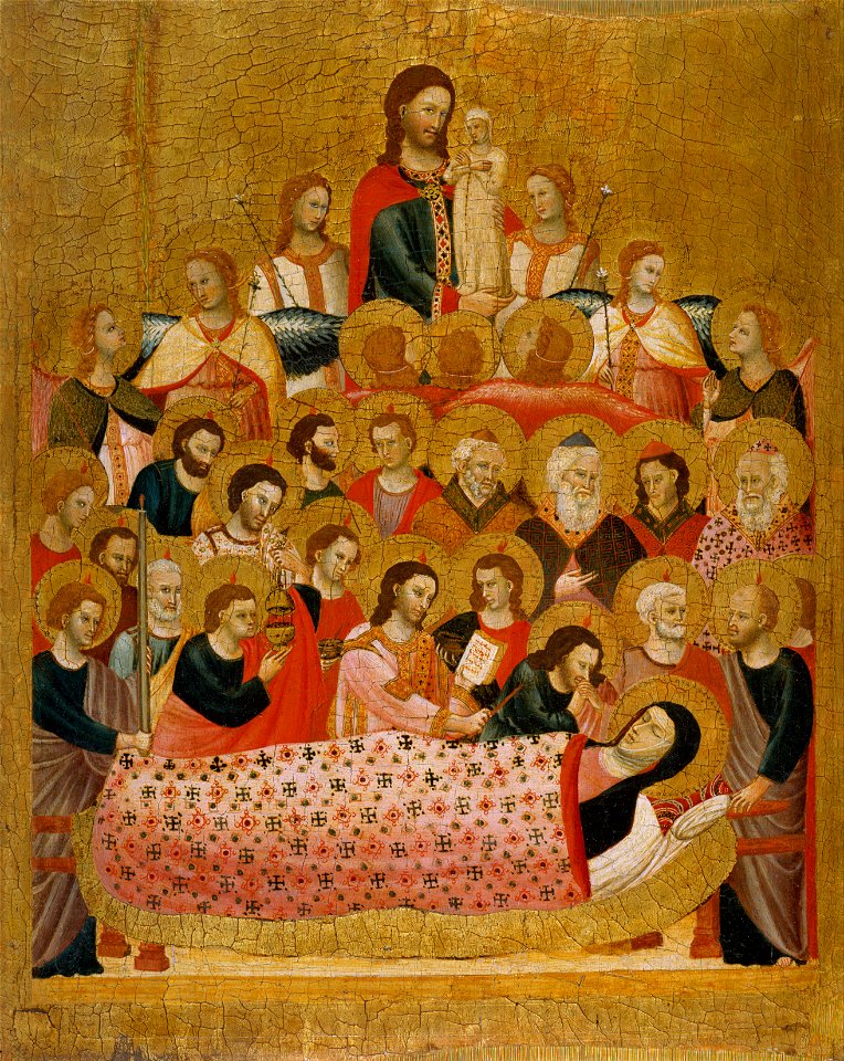 Master of the Cini Madonna - Dormition of the Virgin - Google Art Project