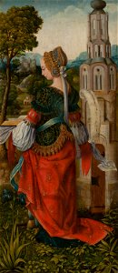 Meester van Frankfurt - St Barbara - 855 - Mauritshuis
