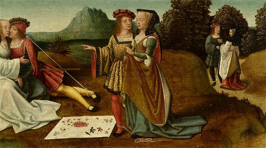Meister von Frankfurt - Allegorie der Liebe (Detail 2)