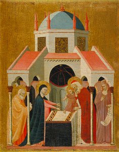 Master of the Cini Madonna - Presentation of Jesus at the Temple - Google Art Project