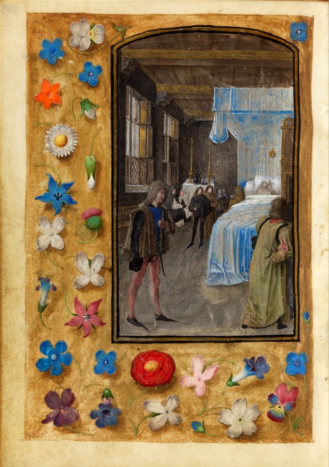 Master of Mary of Burgundy - Dying in bed in the Book of hours of William Hastings - Google Art Project