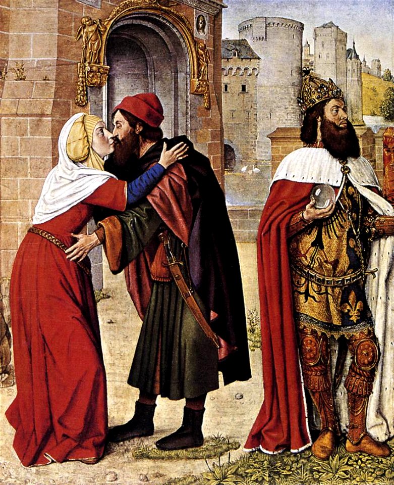 Master of Moulins - Meeting at the Golden Gate - WGA14470