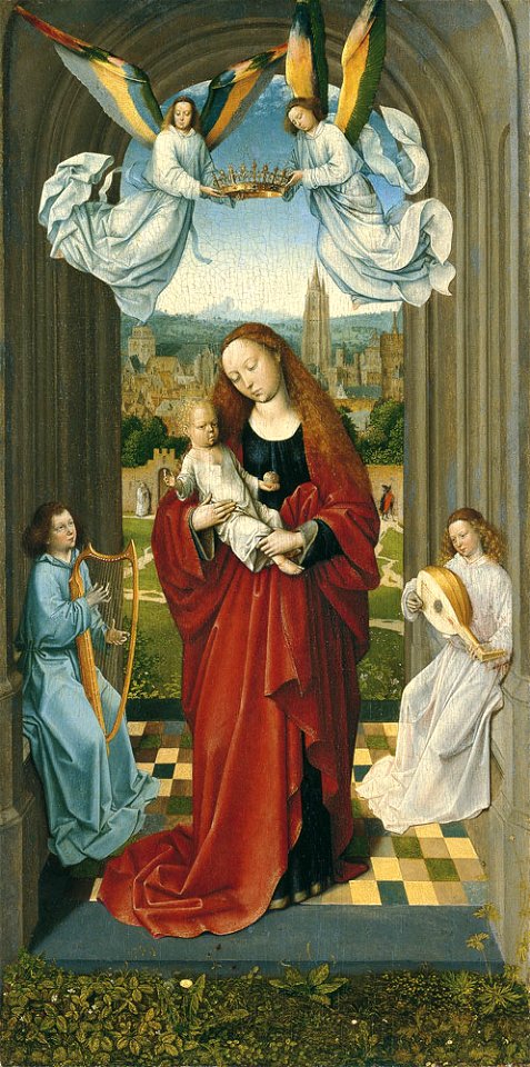 Master of the André Virgin - The Virgin and Child between Angels 1930.62