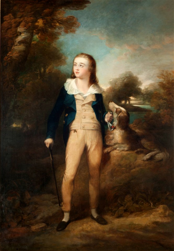 Master Cathcart y perro - Henry Raeburn