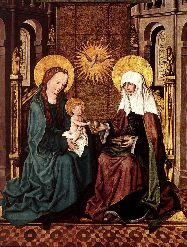 Master Of The Housebook - Virgin and Child with St Anne - WGA14561
