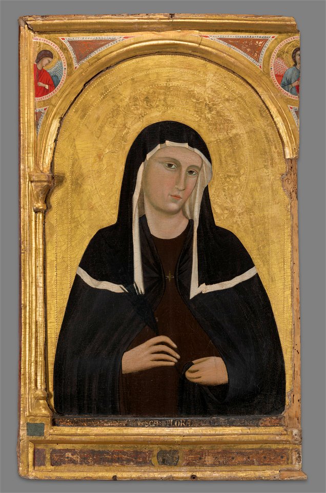 Master of Saints Flora and Lucilla - Saint Flora - 1943.203 - Yale University Art Gallery