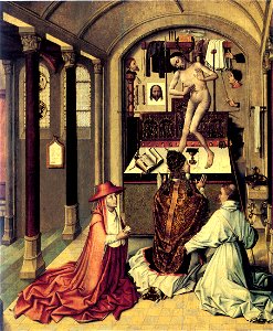 Mass of Saint Gregory (1440) by Robert Campin