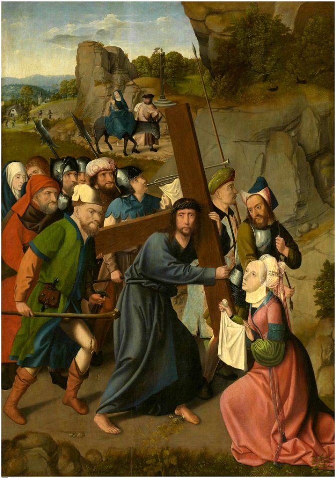 Master of Hoogstraeten - The Bearing of the Cross