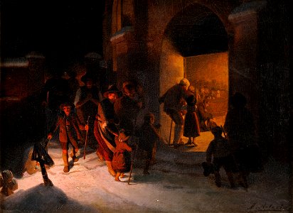 Mathias Artaria Weihnachtsabend