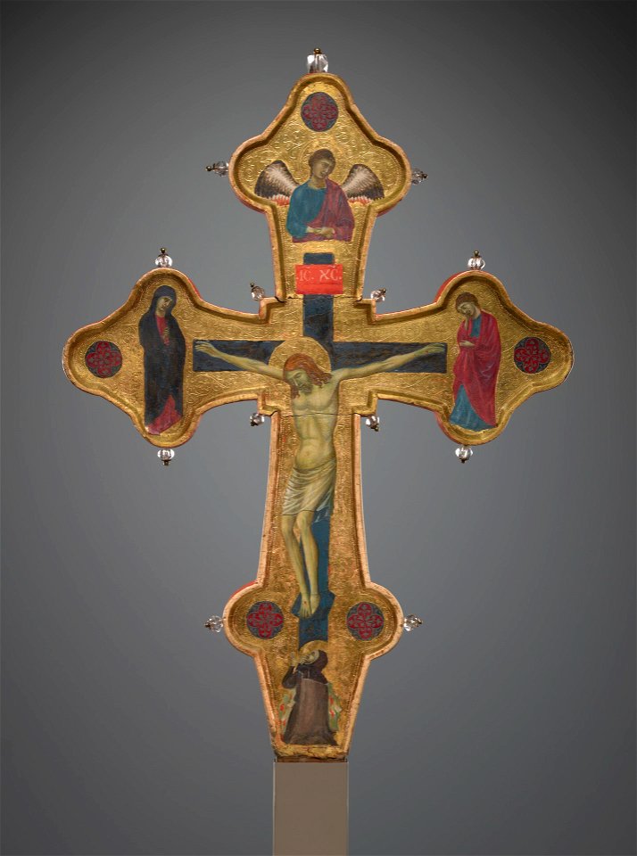 Master of the Gubbio Cross - Double-sided Processional Cro - 1943.238 - Yale University Art Gallery