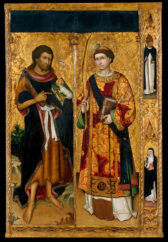 Master of Saint John and Saint Stephen - Saint John the Baptist and Saint Stephen - Google Art Project