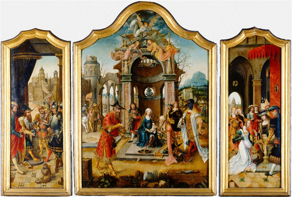 Master of the Von Groote Adoration - Adoration of the Magi Tryptich