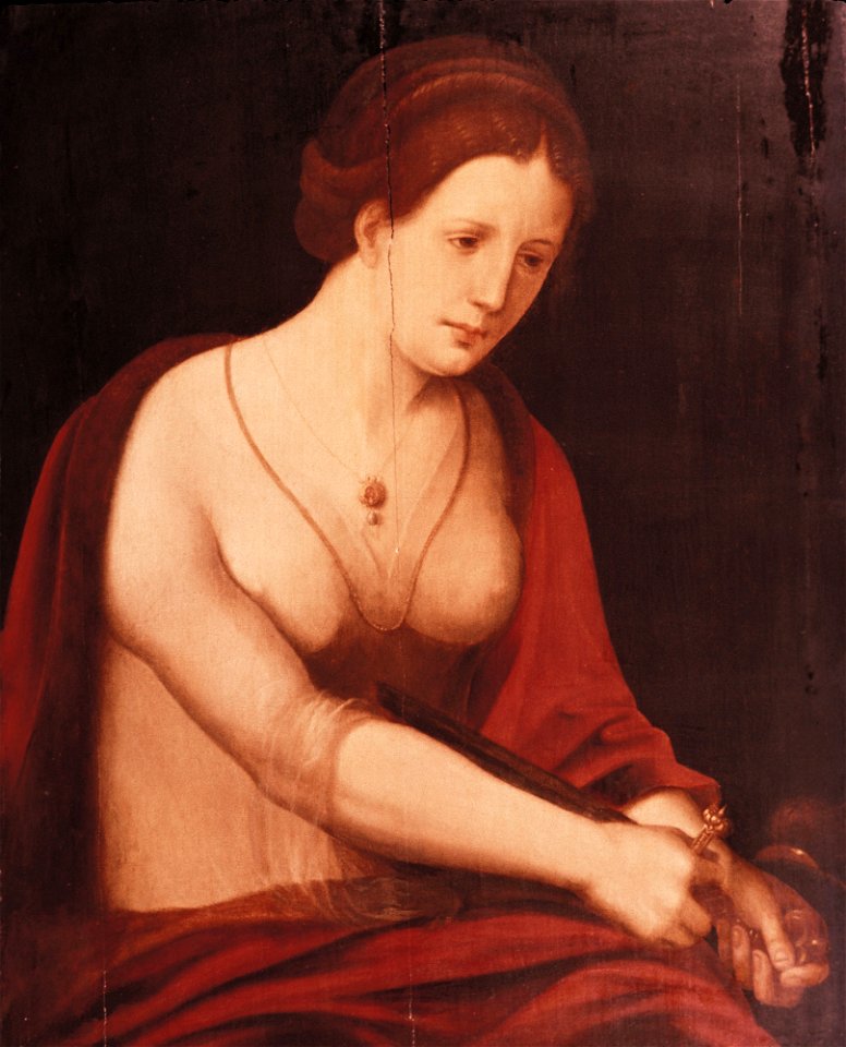 Master of the Female Half Lengths - The Death of Lucretia - 58.290 - Detroit Institute of Arts