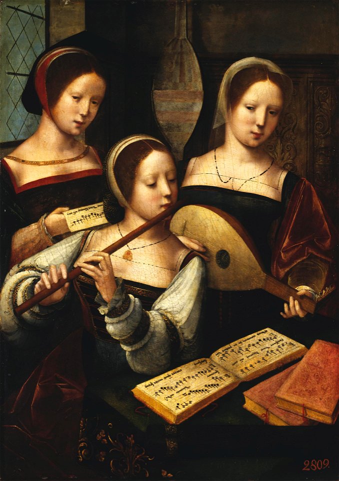 Master Of Female Half-Length - Concert of Women - WGA14386