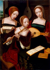 Master of the Female Half-Lengths - Three Musicians AC1992.152.142