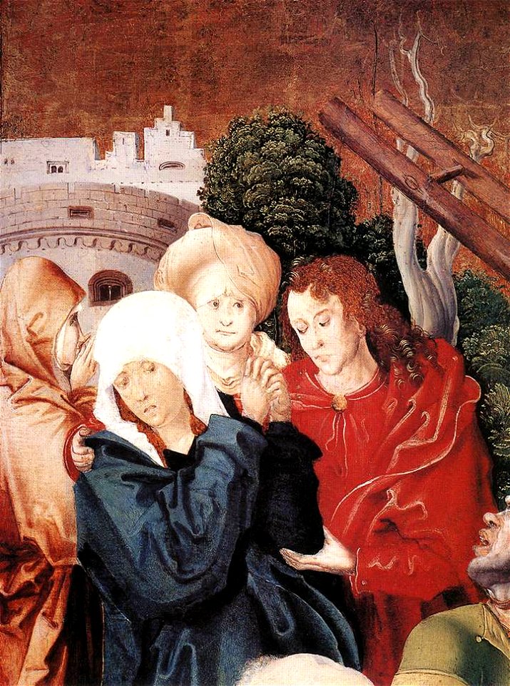 Master M S - Christ Carrying the Cross (detail) - WGA14342
